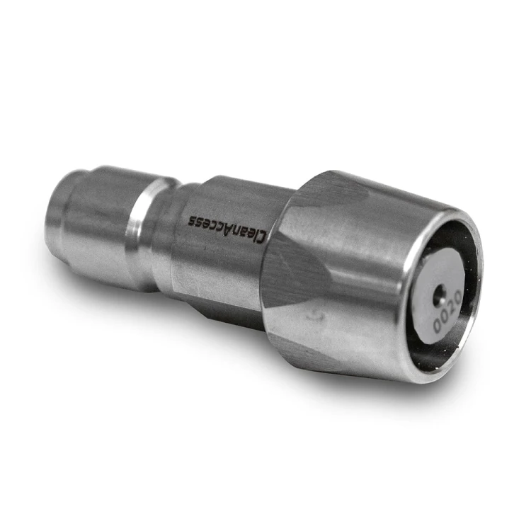 Lanca pianowa ULTRA HYGIENIC® Antimicrobial 70 mm ze stali nierdzewnej z dyszą 00/20 – strumień punktowy