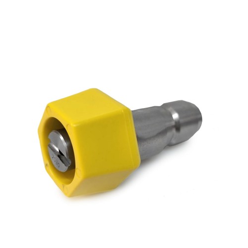 Lanca pianowa ULTRA HYGIENIC® Antimicrobial 70 mm z dyszą 15/20 – strumień płaski, żółta