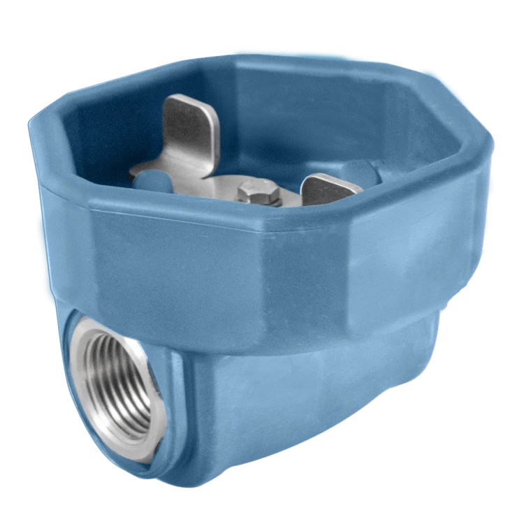Zawór kulowy ULTRA HYGIENIC® ½’’ – osłona gumowa, wykrywalny
