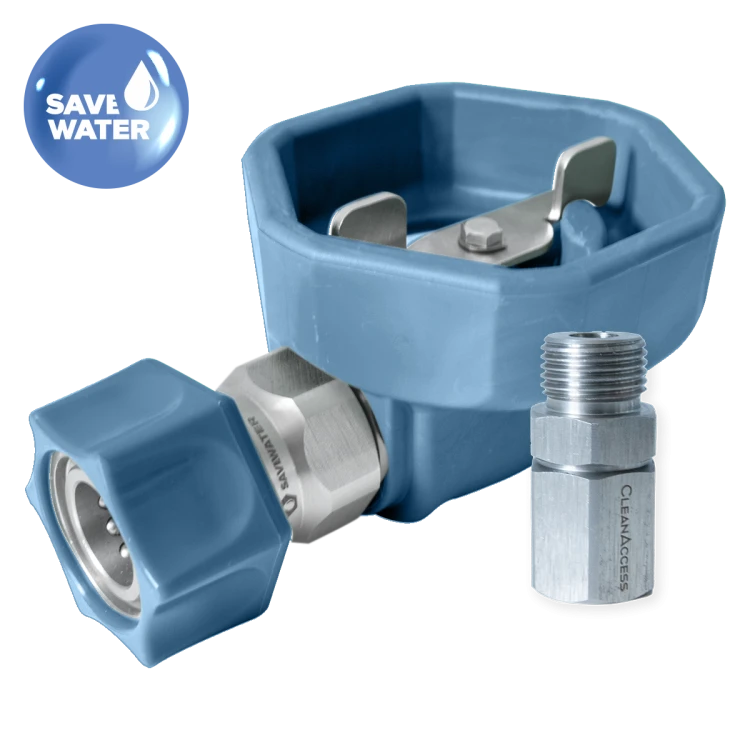 Zawór kulowy ULTRA HYGIENIC® ½’’ – osłona gumowa, wykrywalny – SAVE WATER