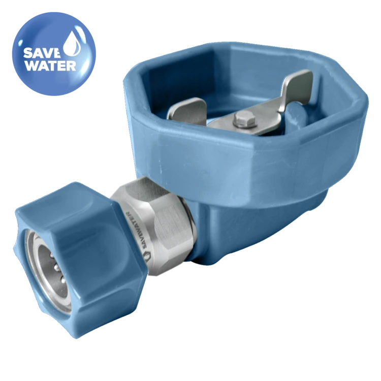 Zawór kulowy ULTRA HYGIENIC® ½’’ – osłona gumowa, złącze żeńskie, SAVE WATER, wykrywalny