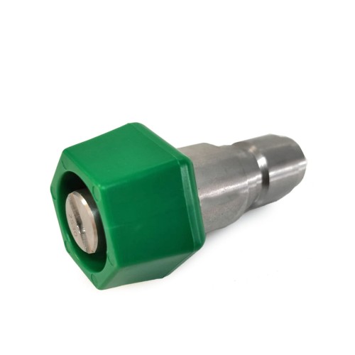 Lanca pianowa ULTRA HYGIENIC® Antimicrobial 70 mm z dyszą 15/30 – strumień płaski, zielona